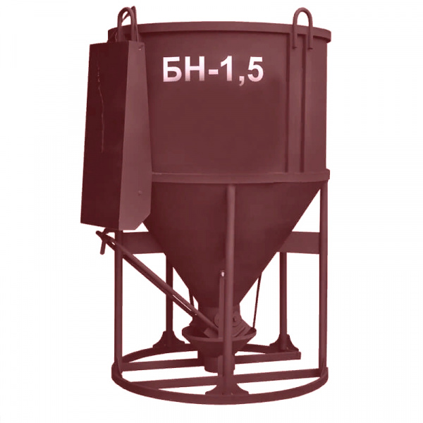 Бадья для бетона НТ БН-1,5 (лоток)
