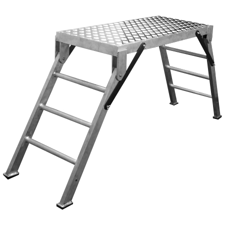 Подмости раскладные алюминиевые ПРА-0,9 (1,2x0,5)