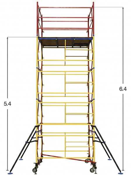 Вышка-тура ВС-250/1,6 (2,0x1,6x5,4)