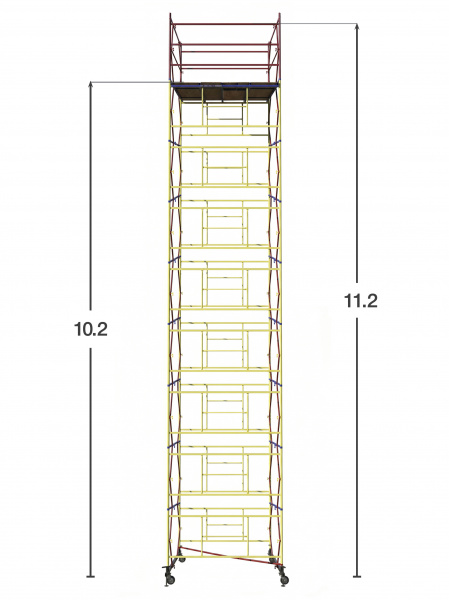 Вышка-тура ВС-250/2,0 (2,0x2,0x10,2)