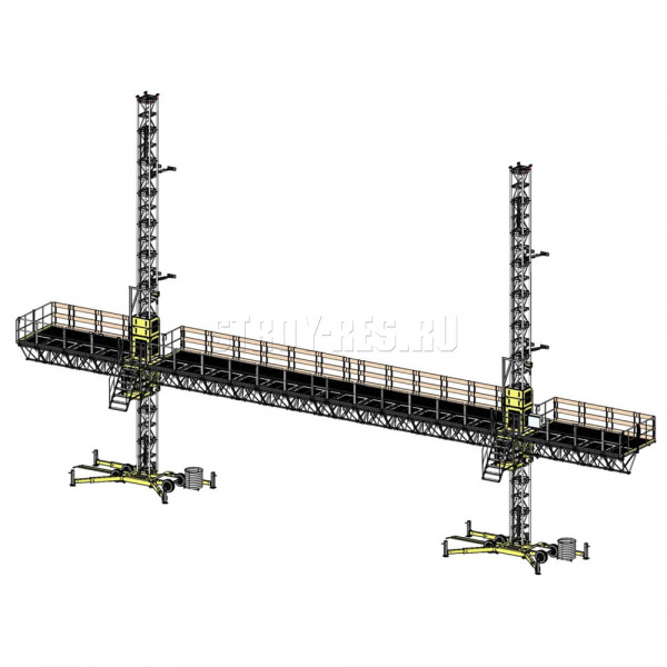 Мачтовая фасадная платформа Powerston MC650 TWIN