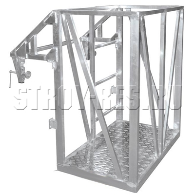 Площадка навесная на кран-балку с прижимным механизмом ПНА-2
