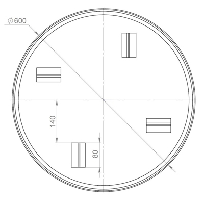 Затирочный диск GROST 600 мм