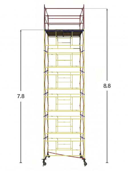 Вышка-тура ВС-250/2,0 (2,0x2,0x7,8)