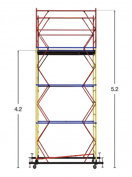 Вышка-тура ВС-250/1,2 (2,0x1,2x4,2)