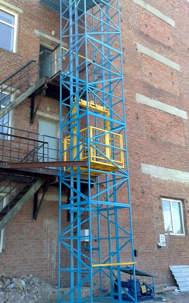 Монтаж подъёмников